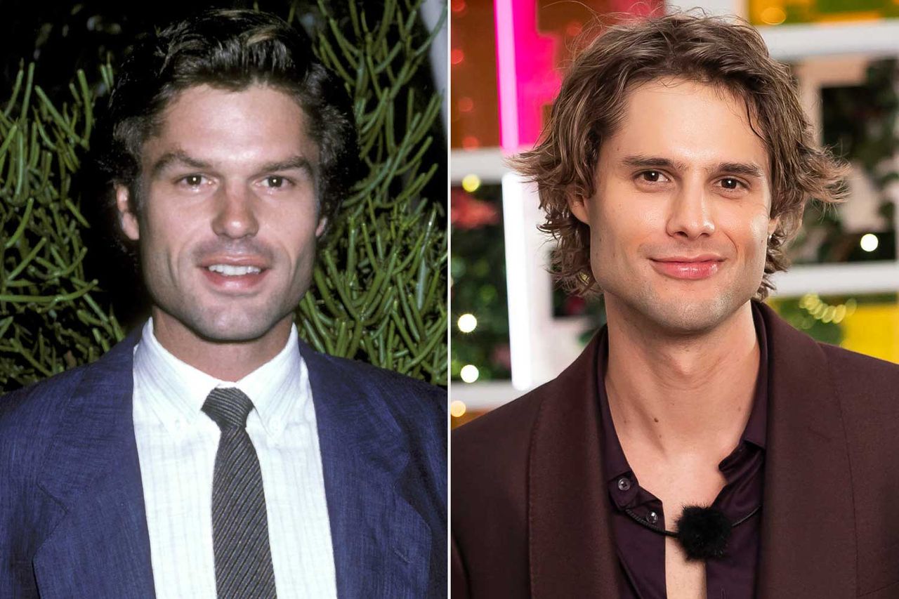 Harry Hamlin, Bryce AlakaiCredit: Ron Galella/Ron Galella Collection via Getty; Ben Symons/Peacock via Getty