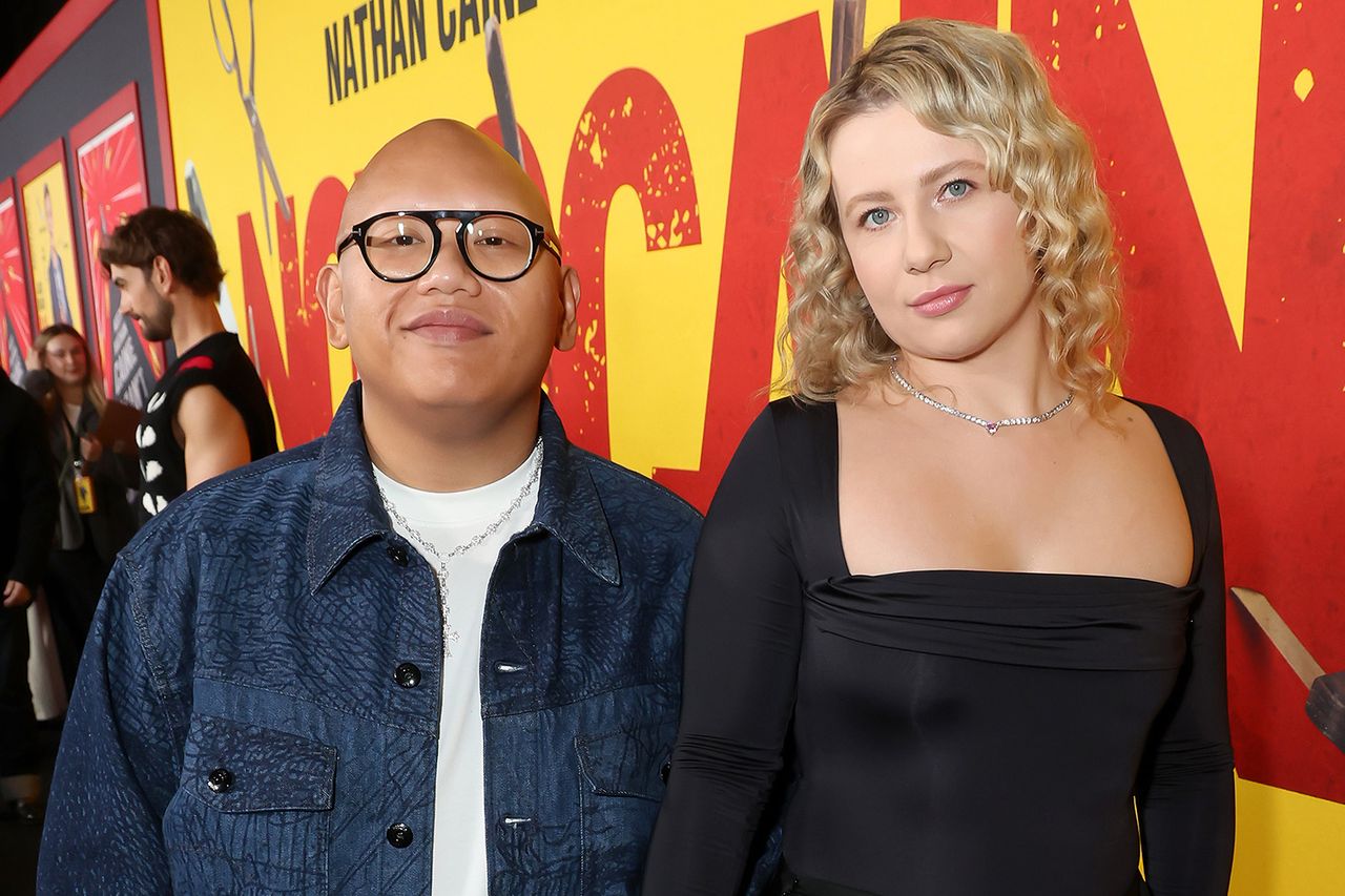 Jacob Batalon and Veronica Leahov at the Los Angeles premiere of ‘Novocaine’ on March 10, 2025Credit: Phillip Faraone/Getty