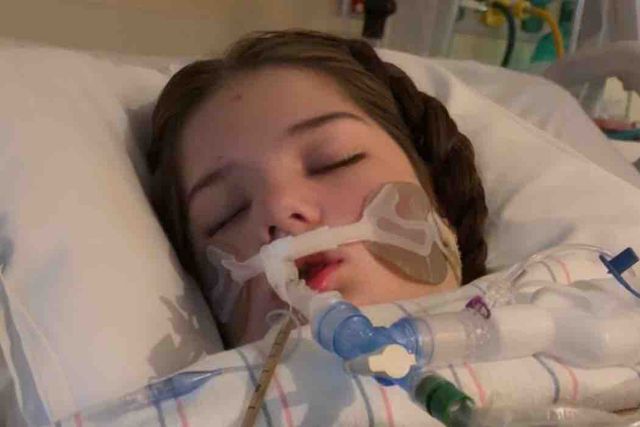Myah Dennis in the hospitalCredit: gofundme