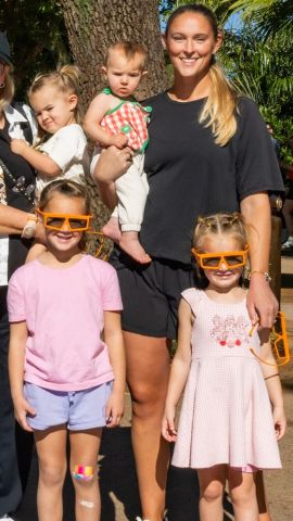 Kylie Kelce with her four daughtersCredit: Kylie Kelce/Instagram