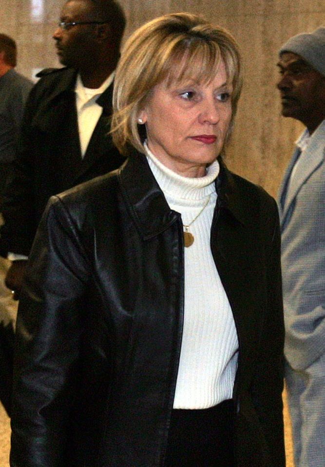 Sharon Rocha enters the San Mateo Courthouse for the sentencing phase of the Scott Peterson trial in 2004.Credit: Frederic Larson-Pool/Getty