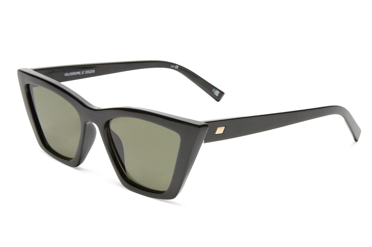 Amazon Le Specs Velodrome Black Cat Eye Sunglasses Credit: Amazon
