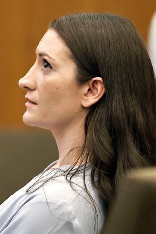 Lindsay Clancy during in her murder trial on July 20, 2026 in Plymouth, Mass.Credit: Greg Derr/The Patriot Ledger via AP, Pool