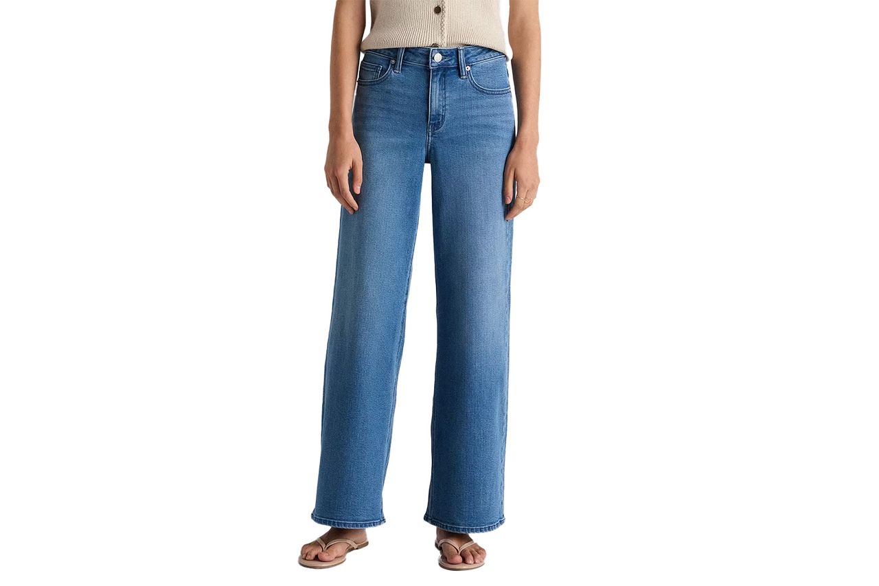 Luna Stretch Wide Leg Jeans Credit: Quince