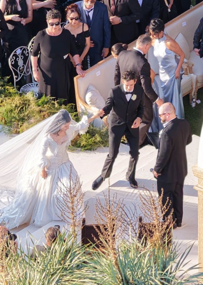 atty Healy and Gabbriette Bechtel have officially tied the knot, Matty Healy and Gabbriette Bechtel at their wedding in Los Angeles on July 18Credit: BACKGRID