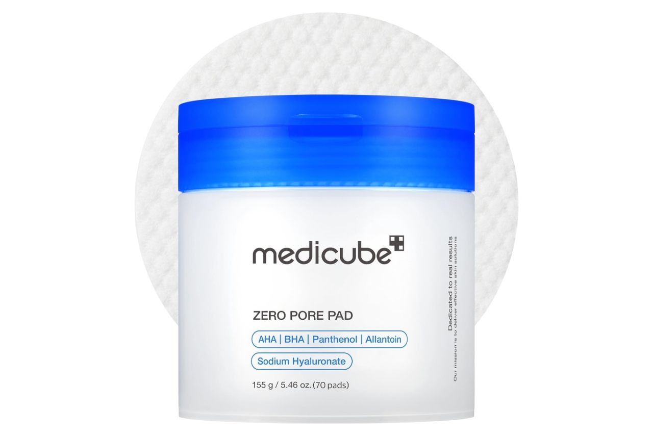 Medicube Toner Pads Zero Pore Pad 20 Dual Textured Facial Pad Credit: Amazon