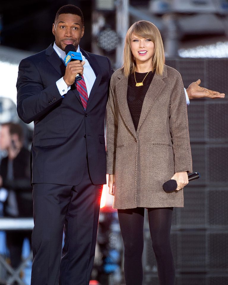 Michael Strahan and Taylor Swift in 2014Credit: D Dipasupil/FilmMagic