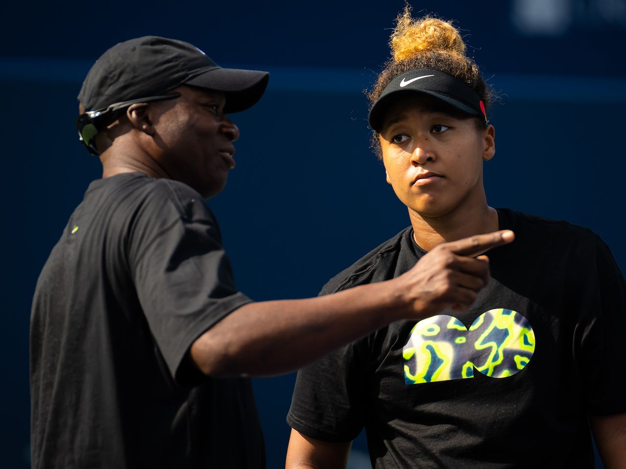 Leonard Francois and Naomi Osaka in 2022.Credit: Robert Prange/Getty