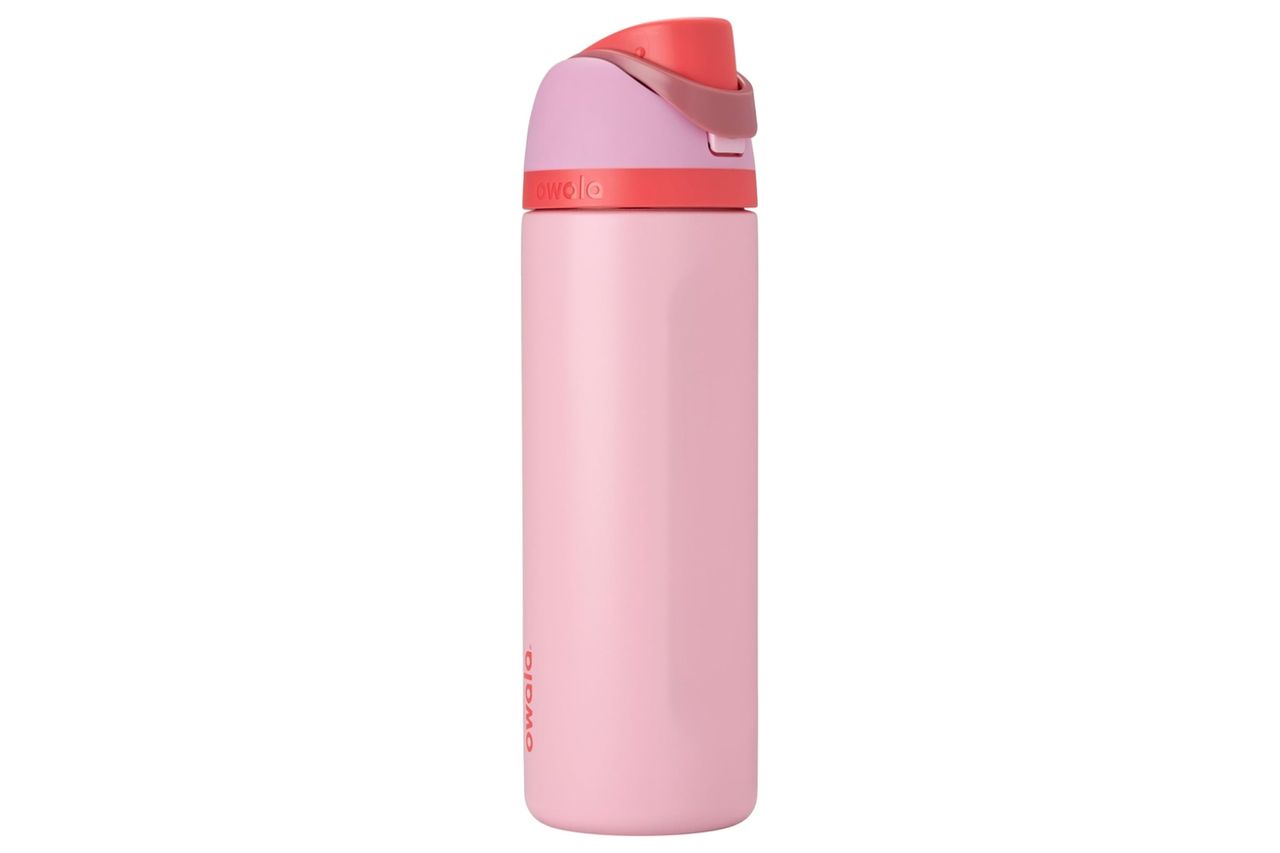 Owala FreeSip Insulated Stainless Steel Water Bottle 24 oz Angel Food Cake Credit: Amazon