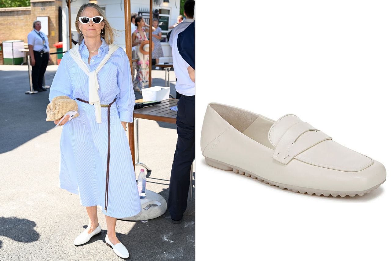Jodie Foster and loafers Credit: Karwai Tang/WireImage; Nordstrom Rack