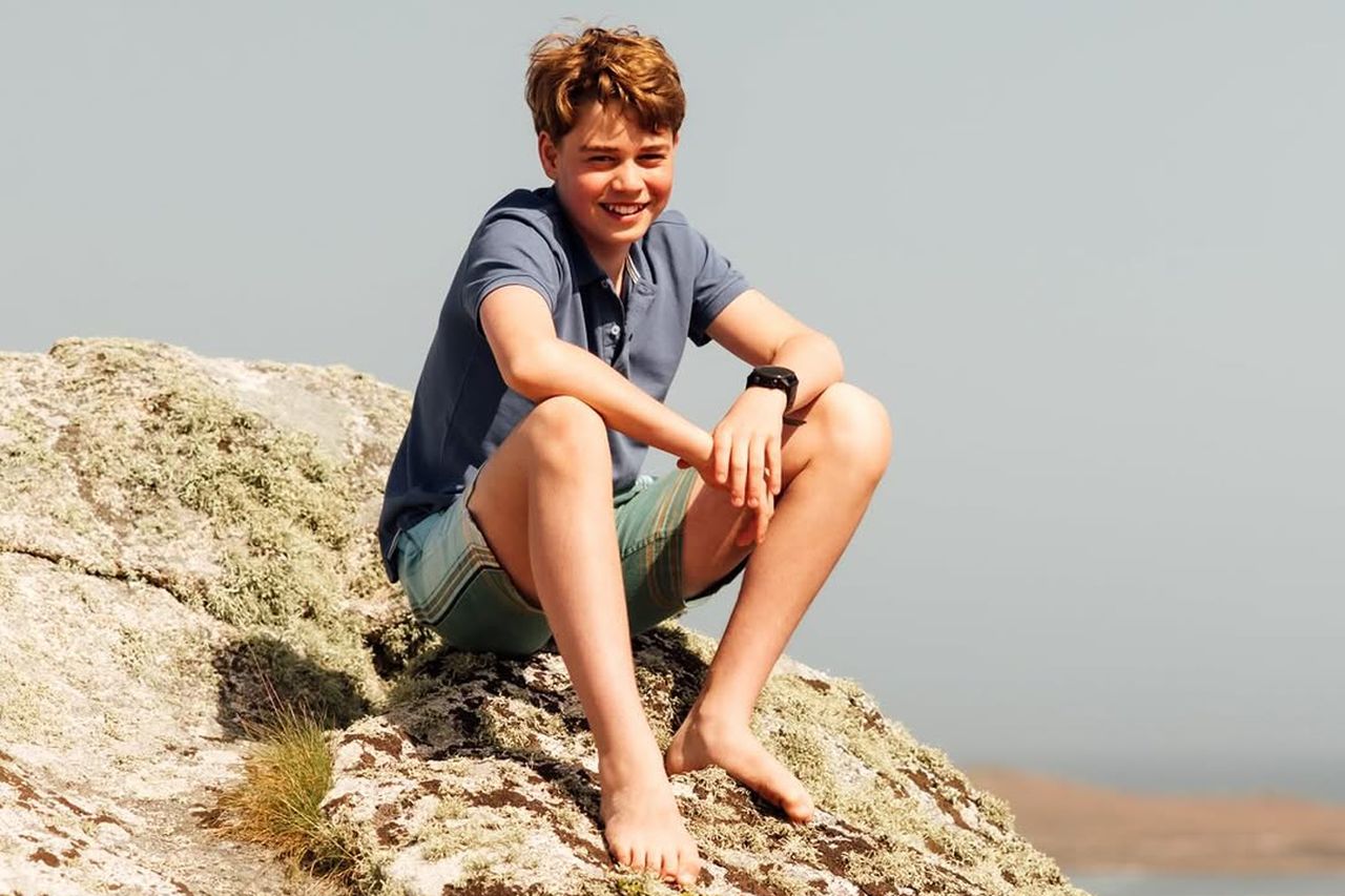 Prince George in his 13th birthday videoCredit: The Prince and Princess of Wales/Instagram