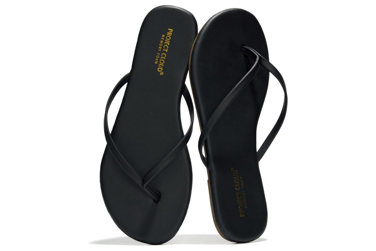 Project Cloud Flip Flops for Women Footwear- Lightweight and Memory Foam Insole Sandals for Women 2026 - Durable Non-Slip Beach Essentials Flats for Women Sandals (Foundations) Credit: Amazon