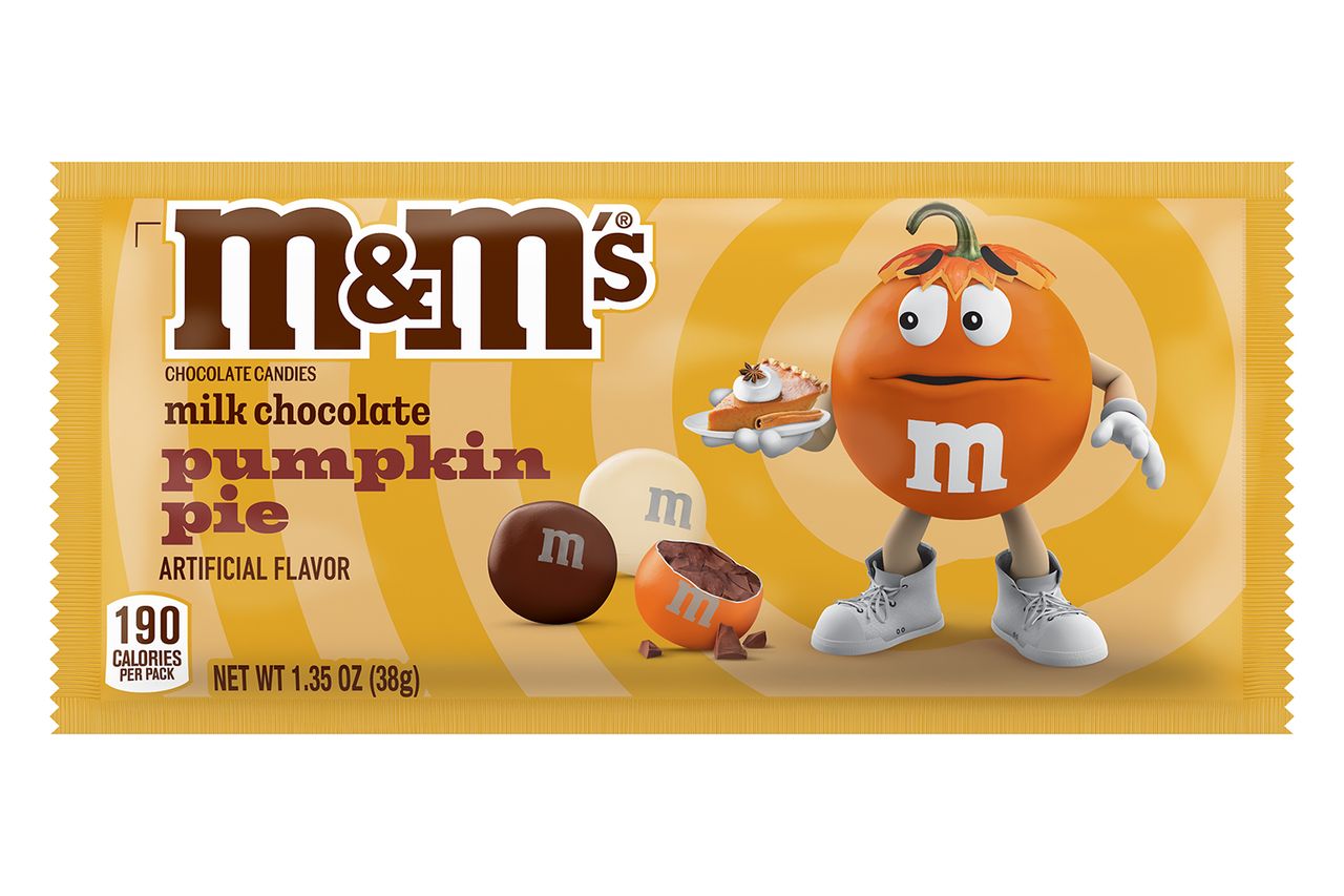The brand also brought back milk chocolate pumpkin pie-flavored M&M’sCredit: Mars