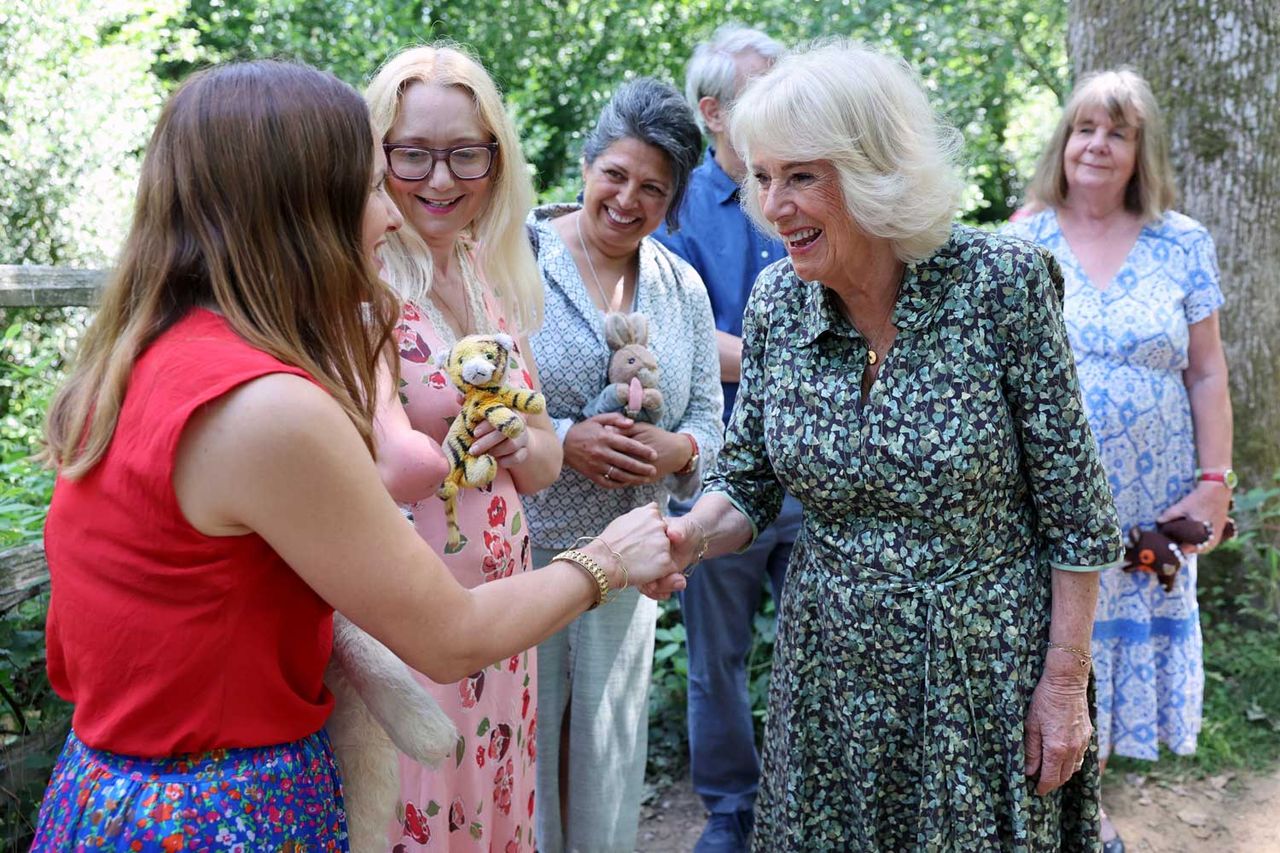 Queen Camilla visits Ashdown Forest on July 7, 2026Credit: Chris Jackson/Getty