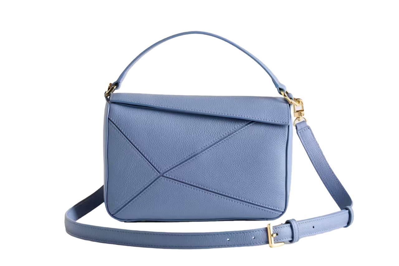 Italian Leather Patchwork Crossbody Credit: Quince