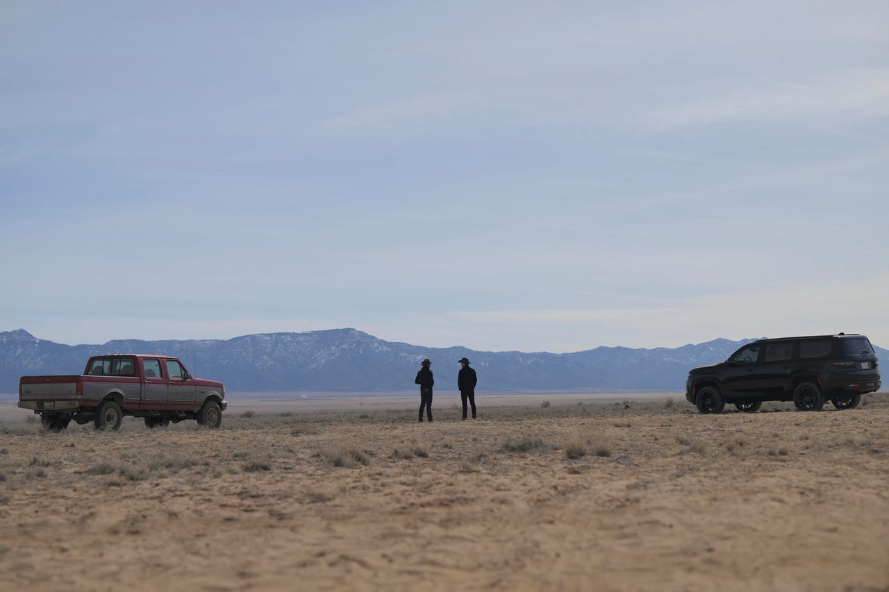 Jack Schumacher as Yancy and Eoin Macken as Davis in Episode 103 of Ransom Canyon.Credit: Anna Kooris/Netflix