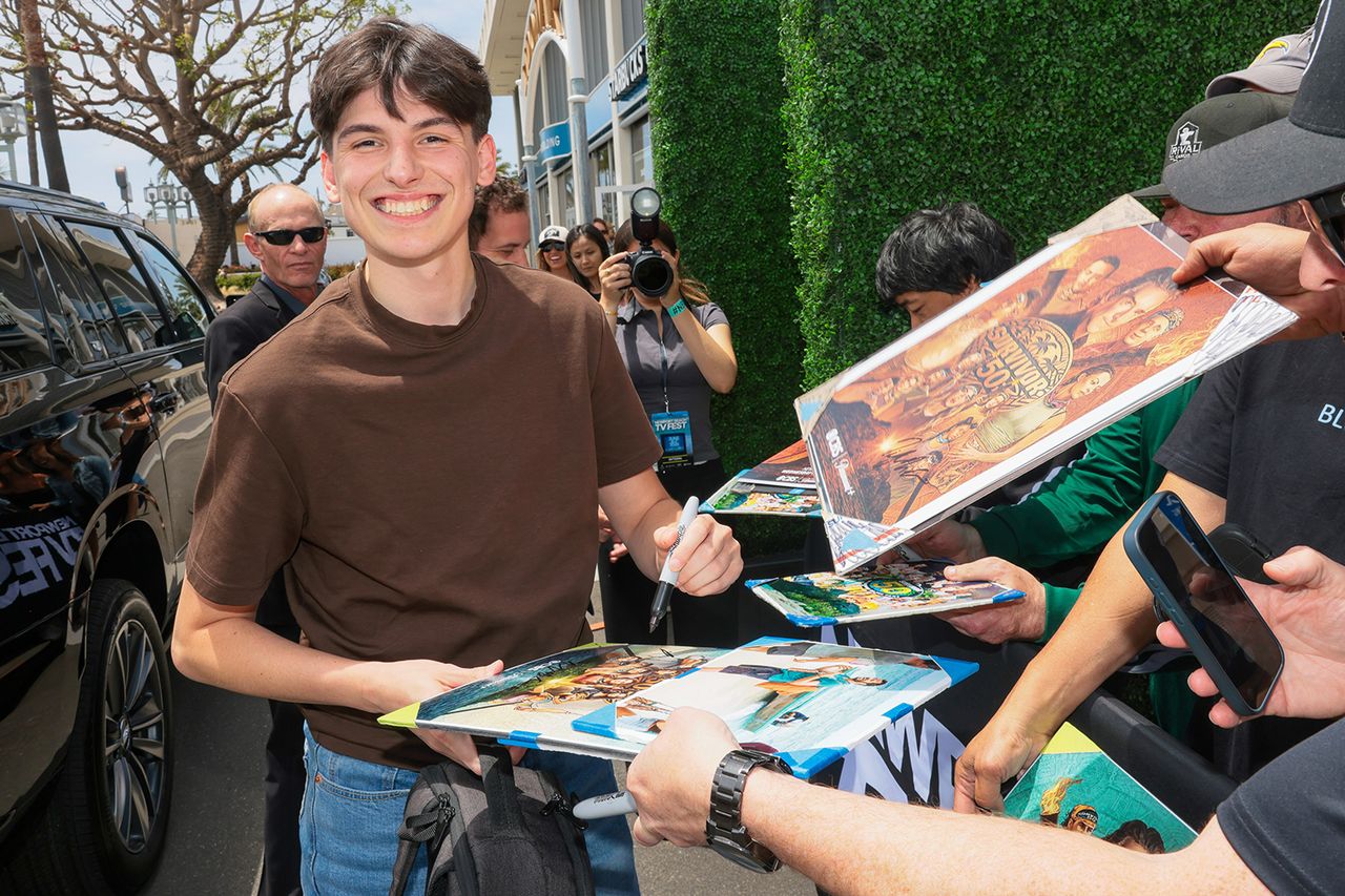 Rizo Velovic at the Newport Beach TV Fest in Newport Beach, Calif., on June 6, 2026Credit: Tiffany Rose/Getty