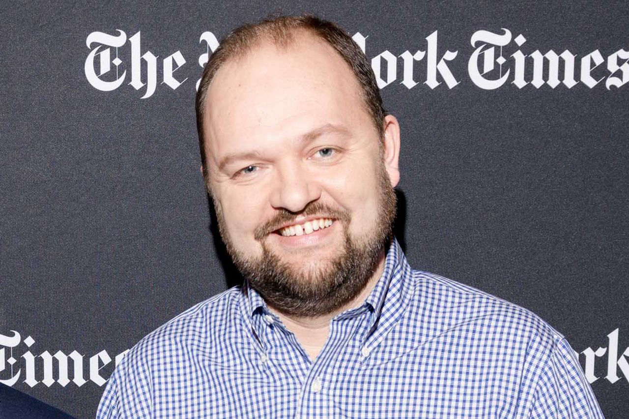 Ross Douthat on March 9th, 2020 in New York. Ross Douthat at a ‘New York Times’ event in March 2020Credit: Ben Rosser/BFA.com/Shutterstock