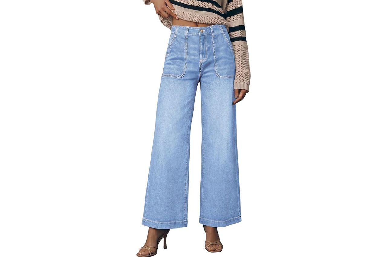 Sidefeel Womens Wide Leg Jeans Credit: Amazon