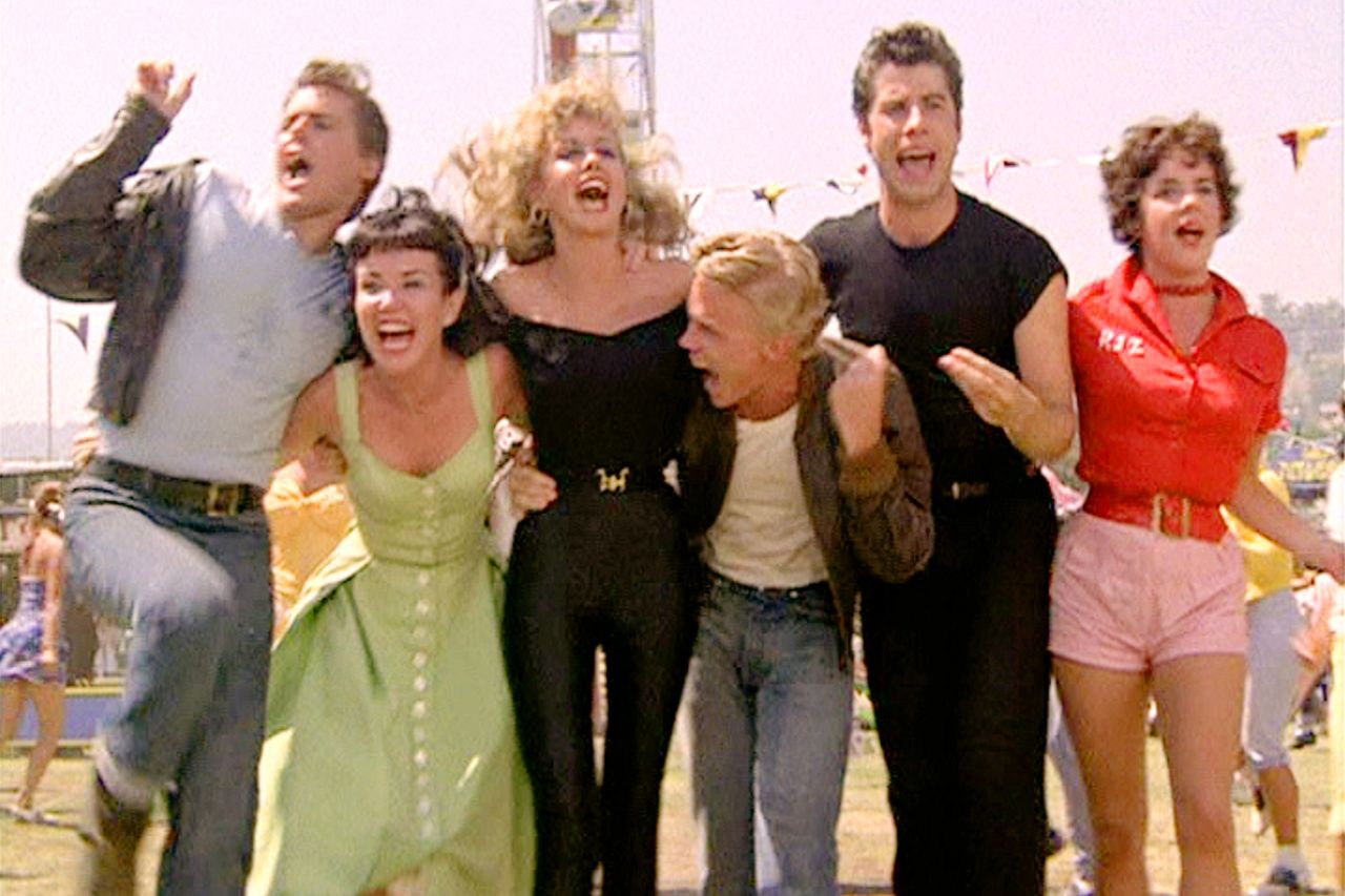 The movie ‘Grease’ cast.Credit: CBS via Getty