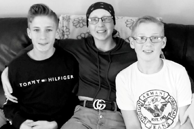 Chloe Venton with her brothersCredit: Joanne Venton/SWNS