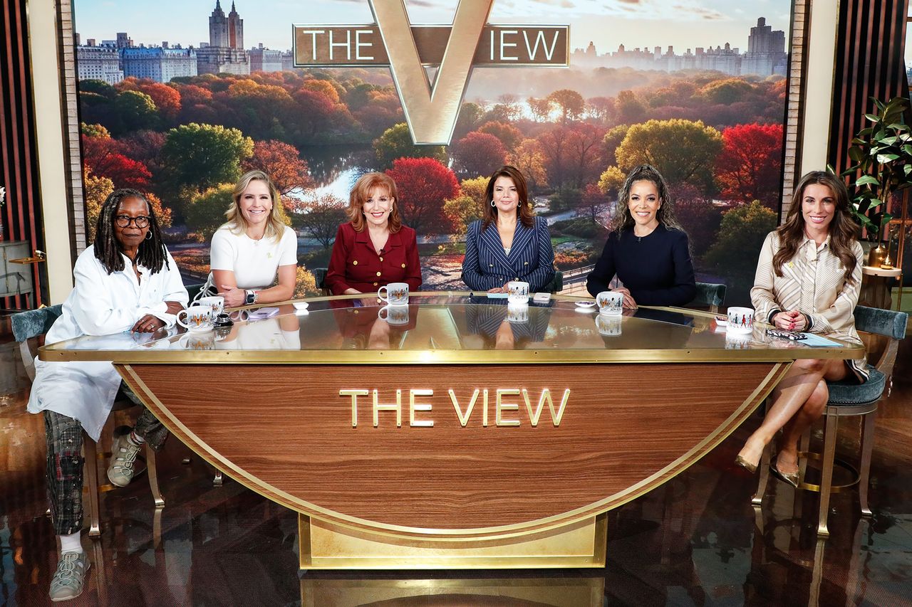 Whoopi Goldberg, Sara Haines, Joy Behar, Ana Navarro, Sunny Hostin and Alyssa Farah Griffin on ‘The View’ in September 2025Credit: ABC/Lou Rocco