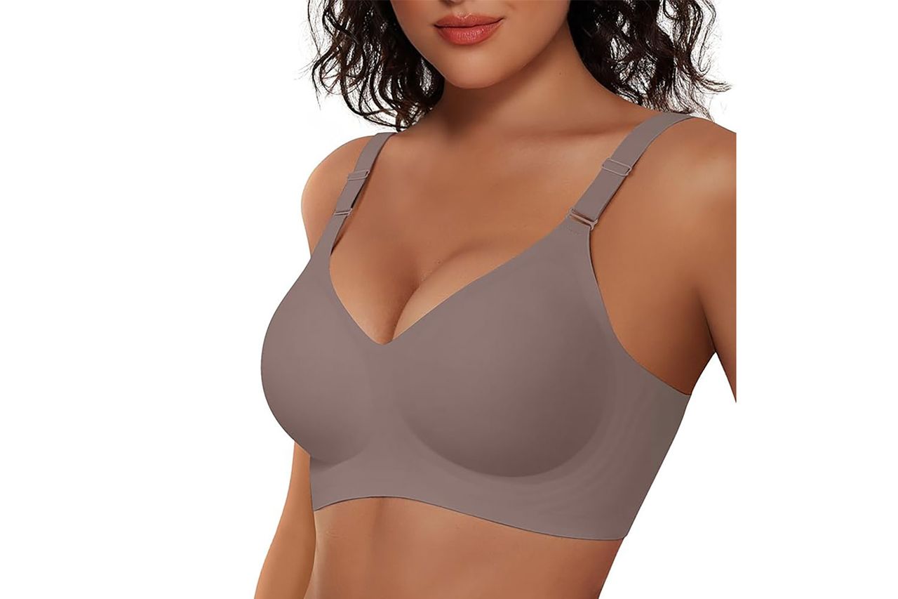 Vertvie Womens Wireless Jelly Bras No Underwire Push Up Seamless Bra Supportive Full Coverage Bralette Regular and Plus Size Credit: Amazon