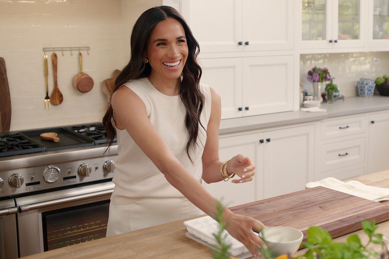 Meghan, Duchess of Sussex in episode 105 of With Love, Meghan. Meghan Marke on ‘With Love, Meghan’Credit: Courtesy of Netflix