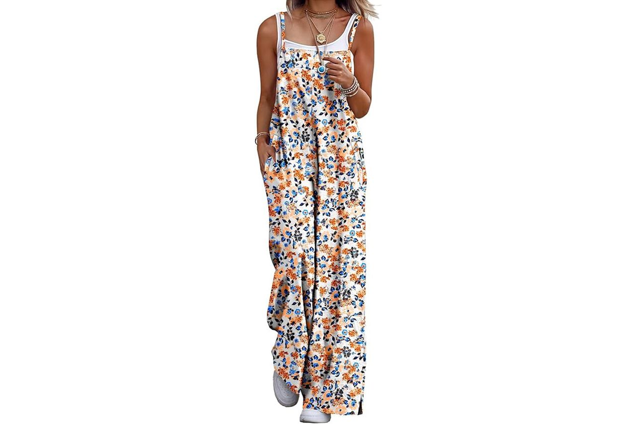 Yesno Boho Cotton Casual Jumpsuit Credit: Amazon