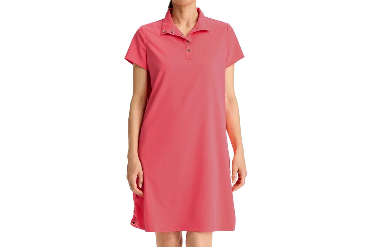Zenergy Upf Mockneck Bungee Dress Credit: Chicos