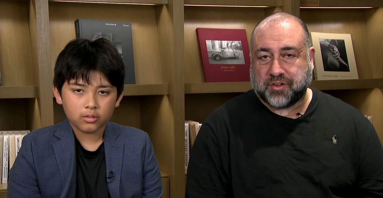Nathaniel Rai and his father, Sumit Rai, in an interview with ‘CBS Mornings’ that aired on Tuesday, Aug. 4Credit: CBS Mornings