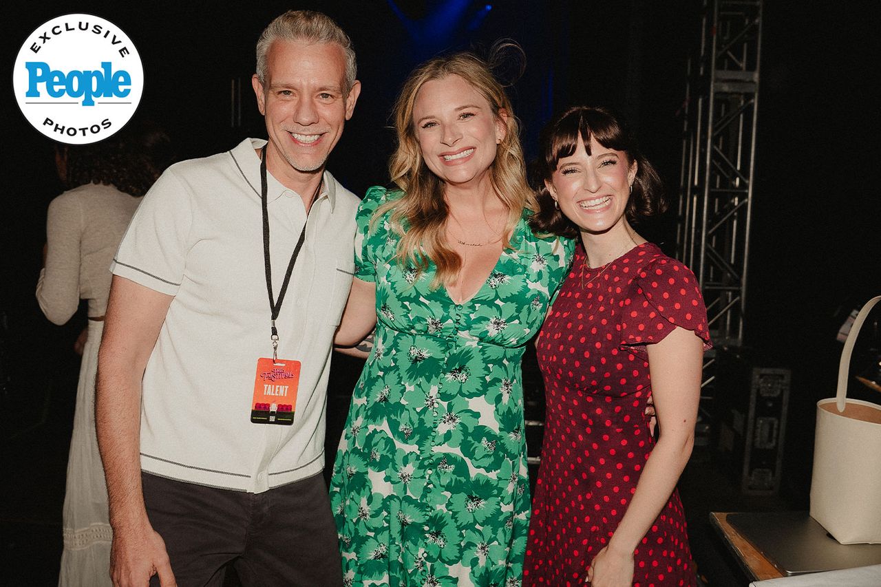 Adam Pascal, Tess Soltau and Cara Rose DiPietroCredit: Michaelah Reynolds