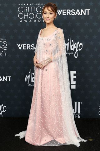 Ariana Grande attends the 31st Annual Critics Choice Awards at Barker Hangar on January 04, 2026 in Santa Monica, California. Ariana Grande in January 2026Credit: Monica Schipper/Getty