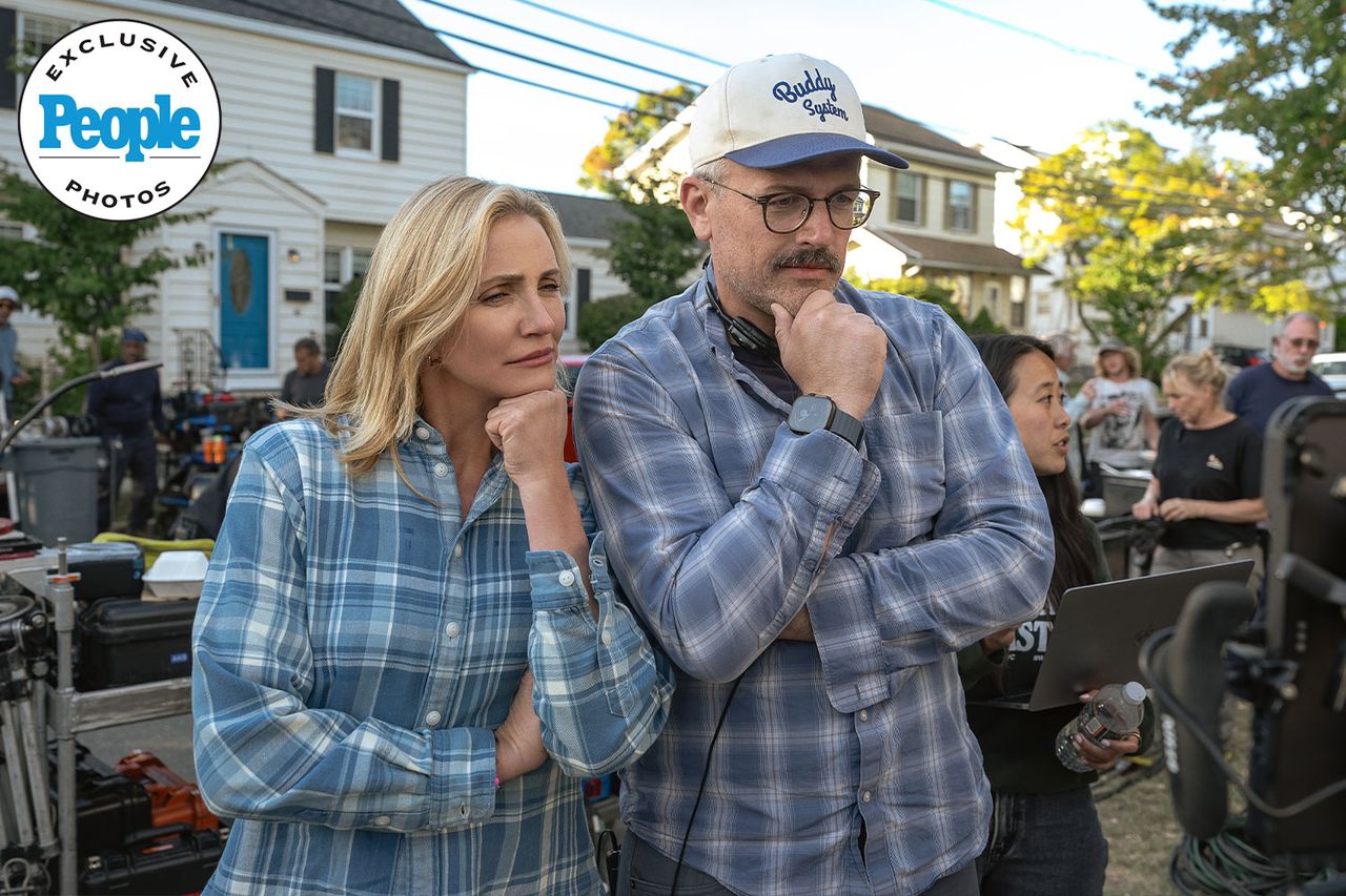 Cameron Diaz and Jake Szymanski on the set of ‘Bad Day’Credit: Peter Kramer/Netflix