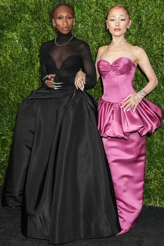 Cynthia Erivo, Ariana Grande at the “Wicked” New York Screening hosted by Anna Wintour at the Museum of Modern Art on November 14, 2024 in New York, New YorkCredit: John Nacion/Variety/Getty
