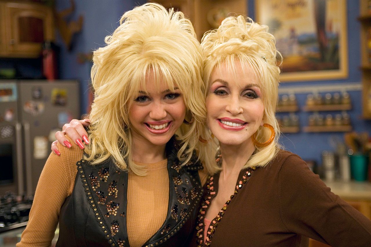 Miley Cyrus and Dolly Parton on ‘Hannah Montana’Credit: Joel Warren/Disney Channel via Getty