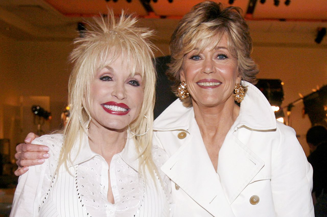 Dolly Parton and Jane Fonda in March 2006 in Hollywood, Calif.Credit: Chris Polk/FilmMagic