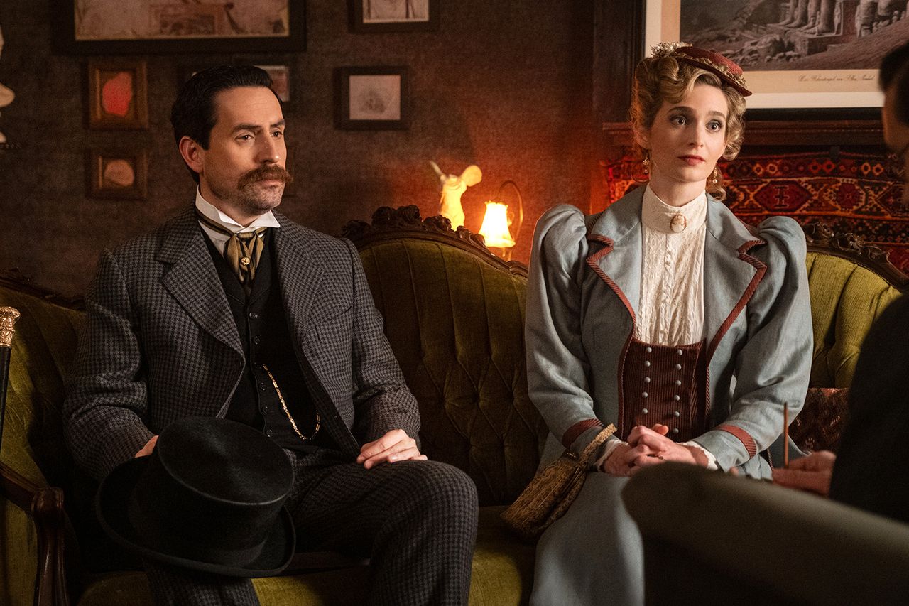 Ed Weeks as Charles and Allegra Edwards as Liz in ‘Eternally Yours’Credit: Bertrand Calmeau/CBS