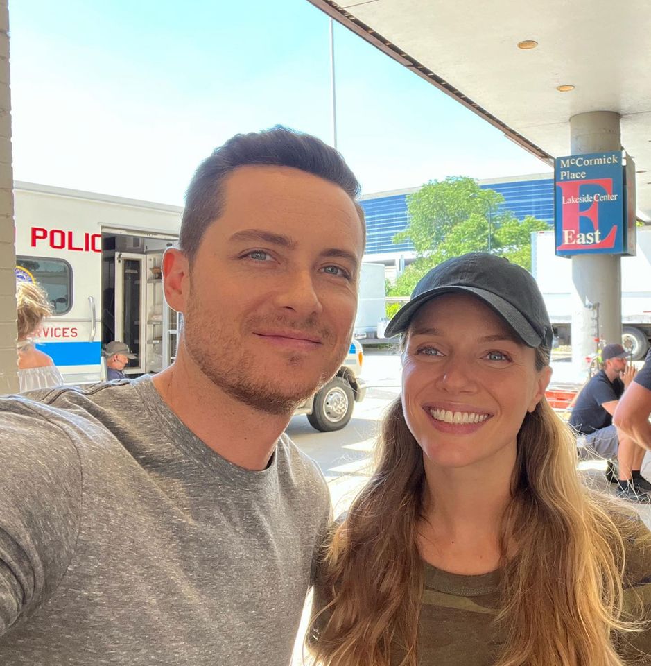 Jesse Lee Soffer and Tracy Spiridakos in an August 2022 selfieCredit: Tracy Spiridakos/Instagram