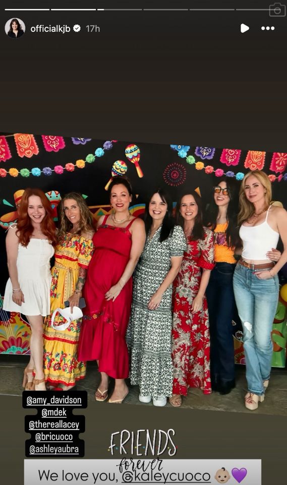 Kaley Cuoco and her celebrity friends at her baby showerCredit: Kaley Cuoco/Instagram