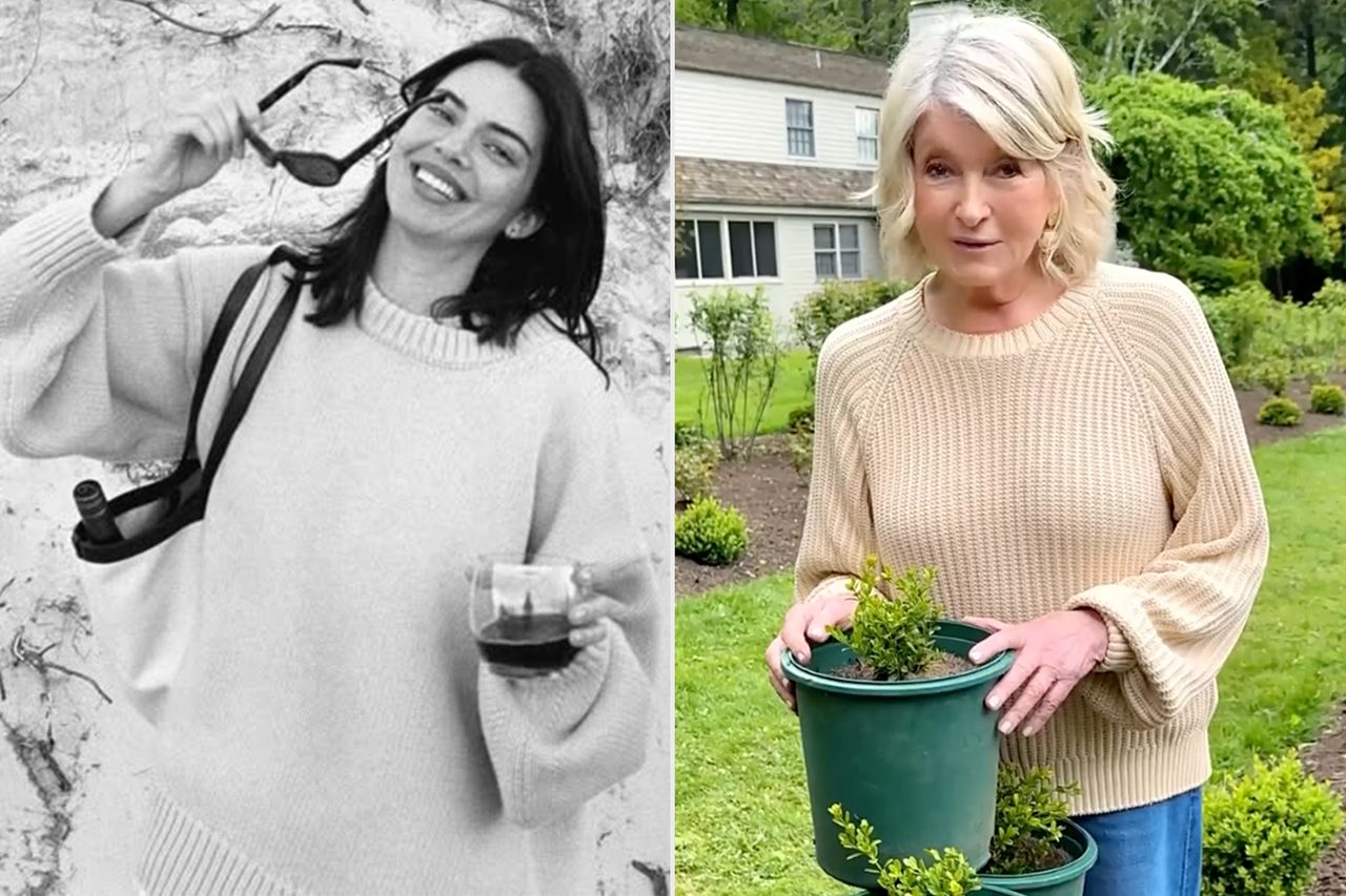 Credit: Kendall Jenner/Instagram; Miracle-Gro/Martha Stewart/Instagram
