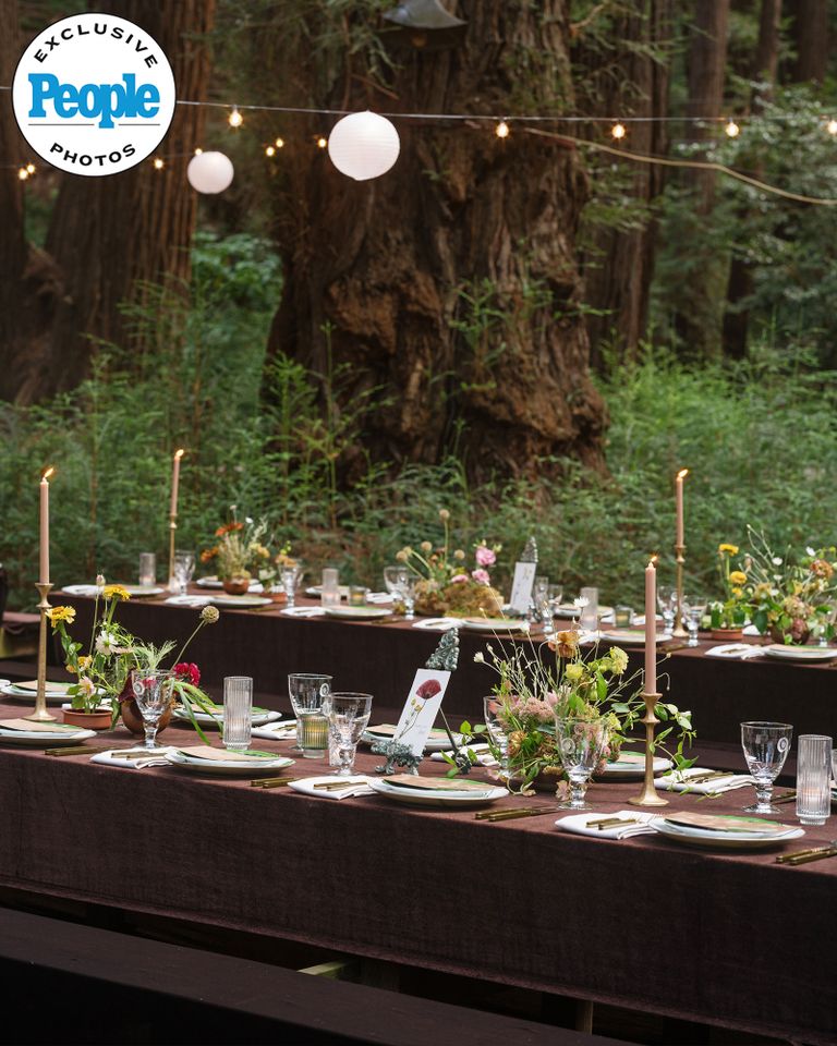 Singer Molly Tuttle Marries Old Crow Medicine Show’s Ketch Secor in Whimsical Forest Wedding Ketch Secor and Molly Tuttle’s wedding tablescapesCredit: Danforth Neal