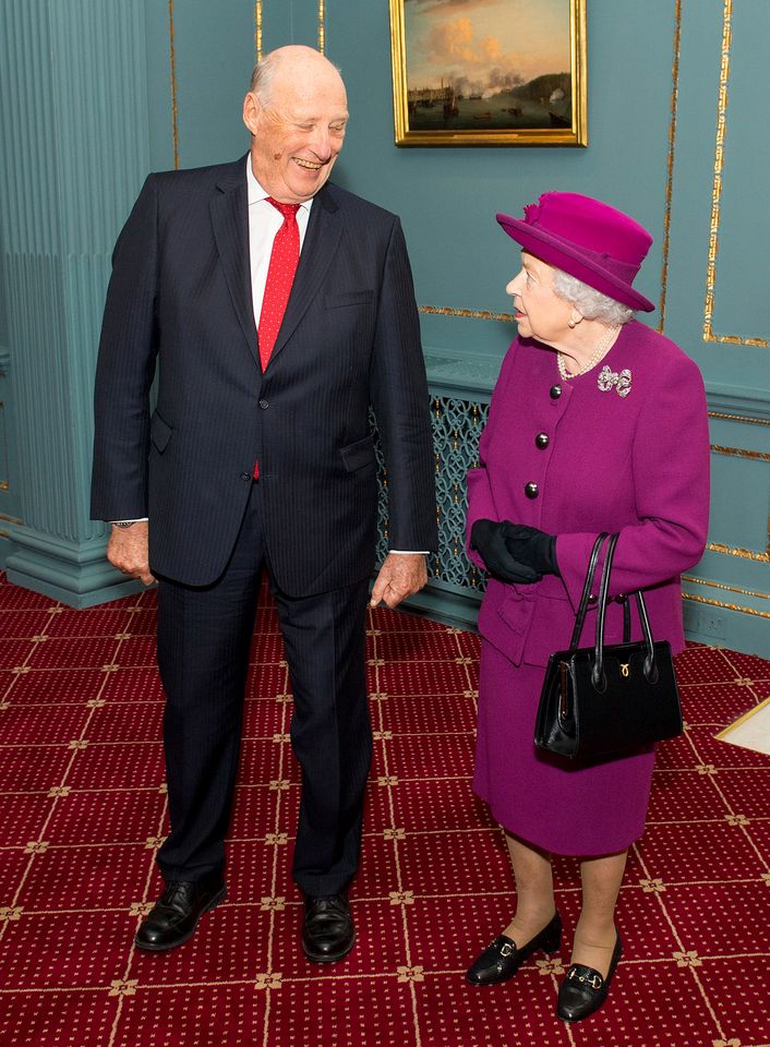 King Harald and Queen ElizabethCredit: Dominic Lipinski - WPA Pool/Getty
