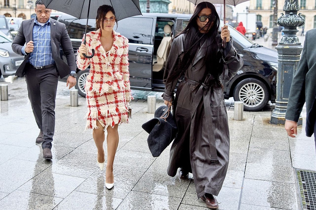 Lauren Sánchez Bezos and Law Roach during Paris Fashion Week in Jan. 2026Credit: Nicolas Gerardin / BACKGRID