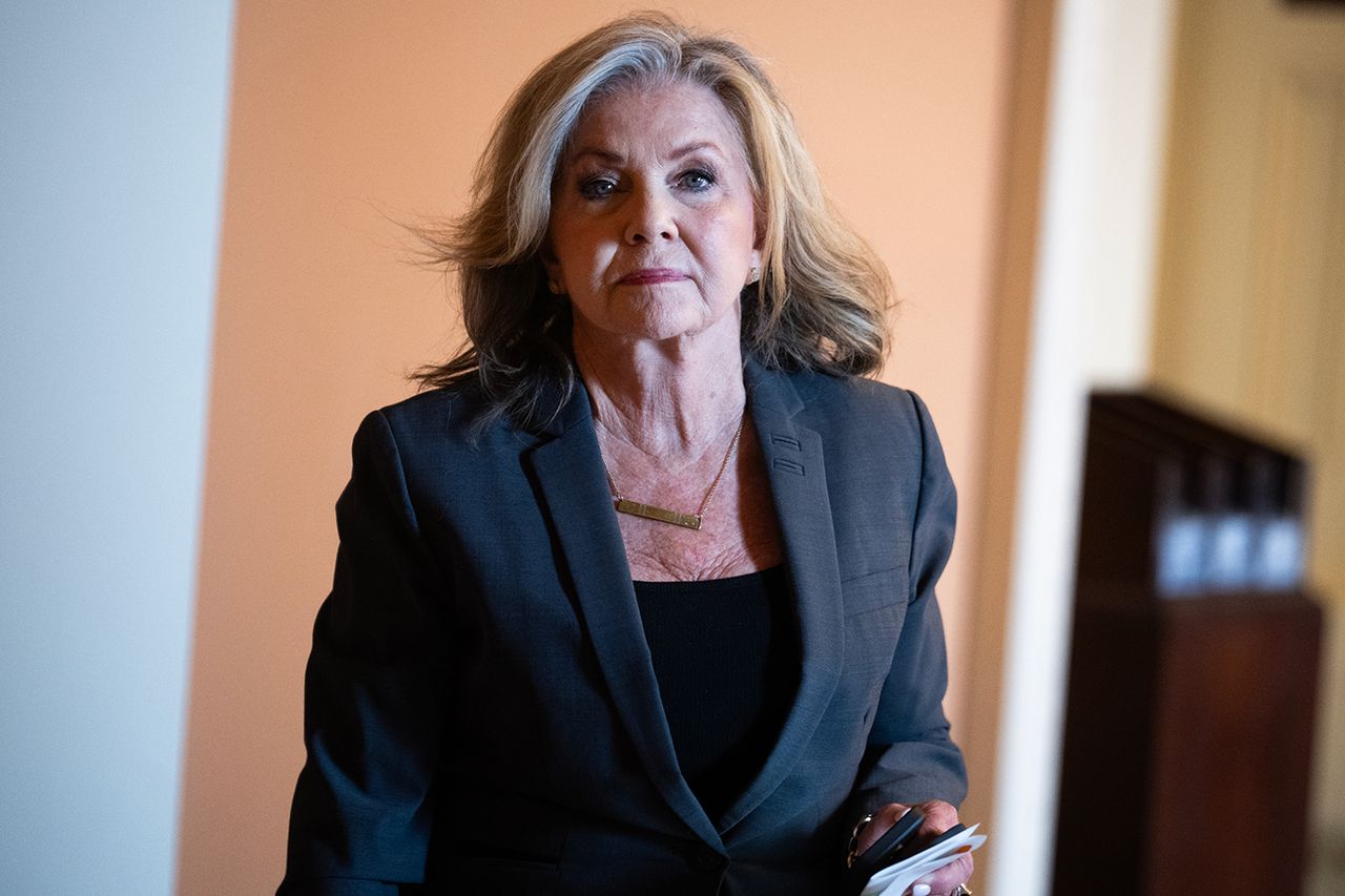 Sen. Marsha Blackburn, who won the Republican gubernatorial primary, in June 2026Credit: Tom Williams/CQ-Roll Call, Inc via Getty