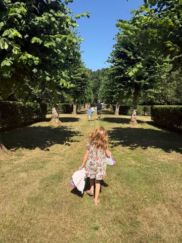Princess Lilibet, Prince Archie and Prince Harry at Althrop in July 2026Credit: Meghan Markle/Instagram