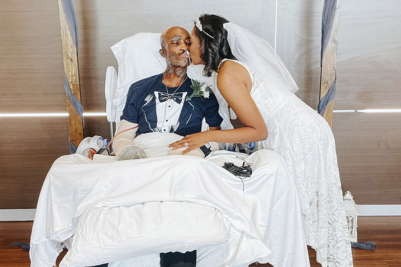 Preston Cobb (left) and wife Tanesha Cobb (right).Credit: Courtesy of Tanesha Cobb