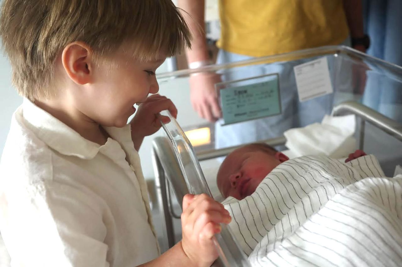 Ruby Stewart Welcomes Baby No. 2 Ruby Stewart’s son Otis looks at her newborn son LeviCredit: Ruby Stewart/Instagram