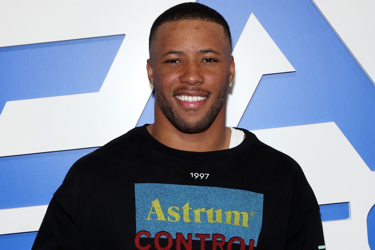 Saquon Barkley is preparing for his ninth NFL season.Credit: Jesse Grant/Getty