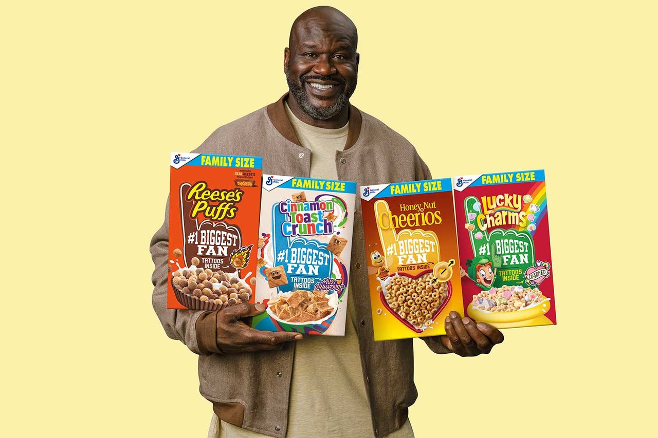Shaquille O’Neal for General MillsCredit: Courtesy of General Mills